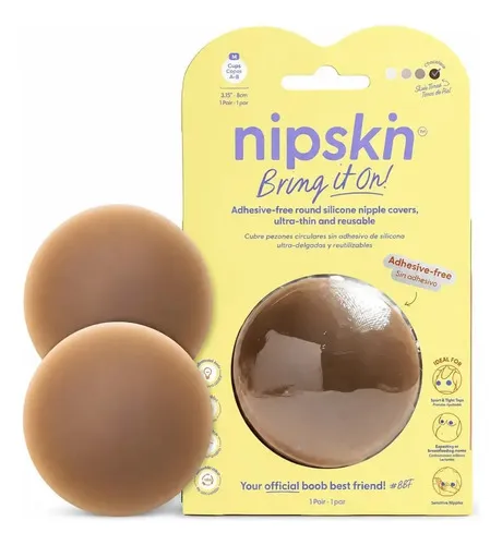 Pezoneras De Silicona Sin Adhesivo Reutilizables, Nipskin Chocolate G