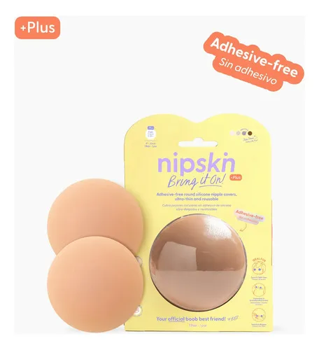 Pezoneras De Silicona Sin Adhesivo Reutilizables, Nipskin Cappuccino M - Imagen 3