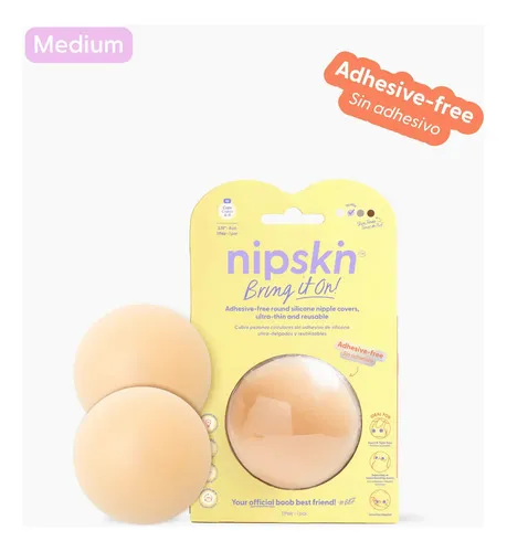 Pezoneras De Silicona Sin Adhesivo Reutilizables, Nipskin Vainilla M - Imagen 2