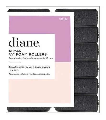 Rulos De 3/4 Pulgadas Paquete De 12 Unidades Marca Diane - Imagen 2