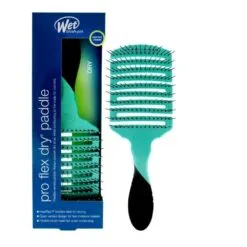 Cepillo Para Cabello Wetbrush Pro Flex Dry Paddle Flexible Azul