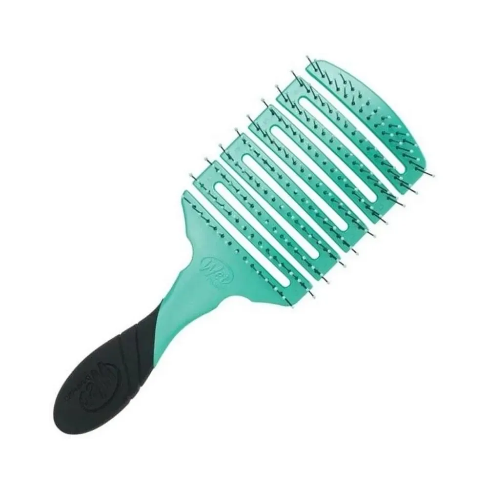 Cepillo Para Cabello Wetbrush Pro Flex Dry Paddle Flexible Azul