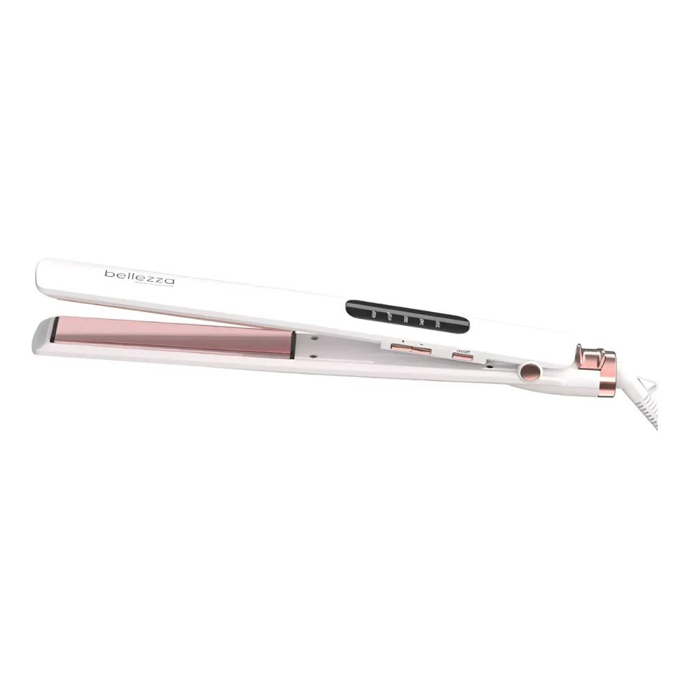 Plancha Para Cabello Digital Profesional 1 PuLG Color Blanco Blanco