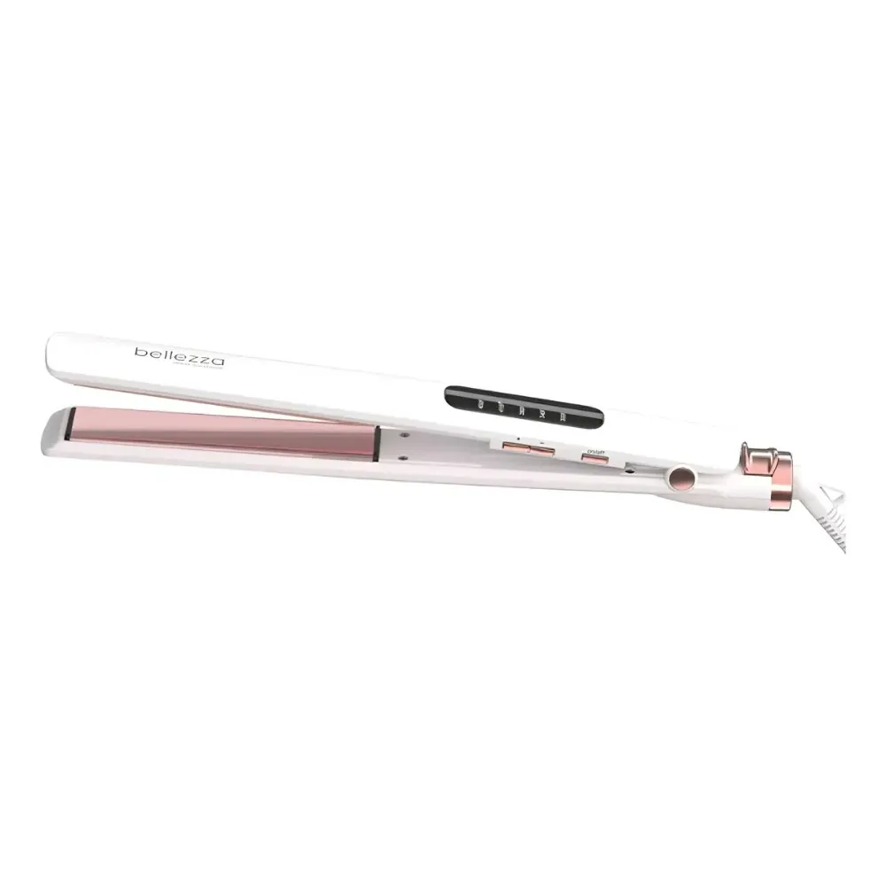 Plancha Para Cabello Digital Profesional 1 PuLG Color Blanco Blanco