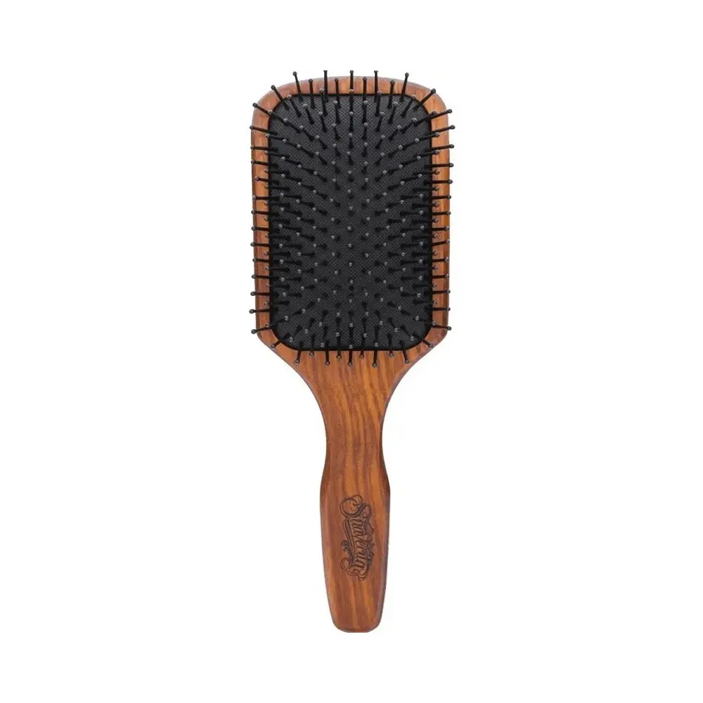 Suavecito Cepillo De Paleta De Cabello Grande De Madera Fina Marrón