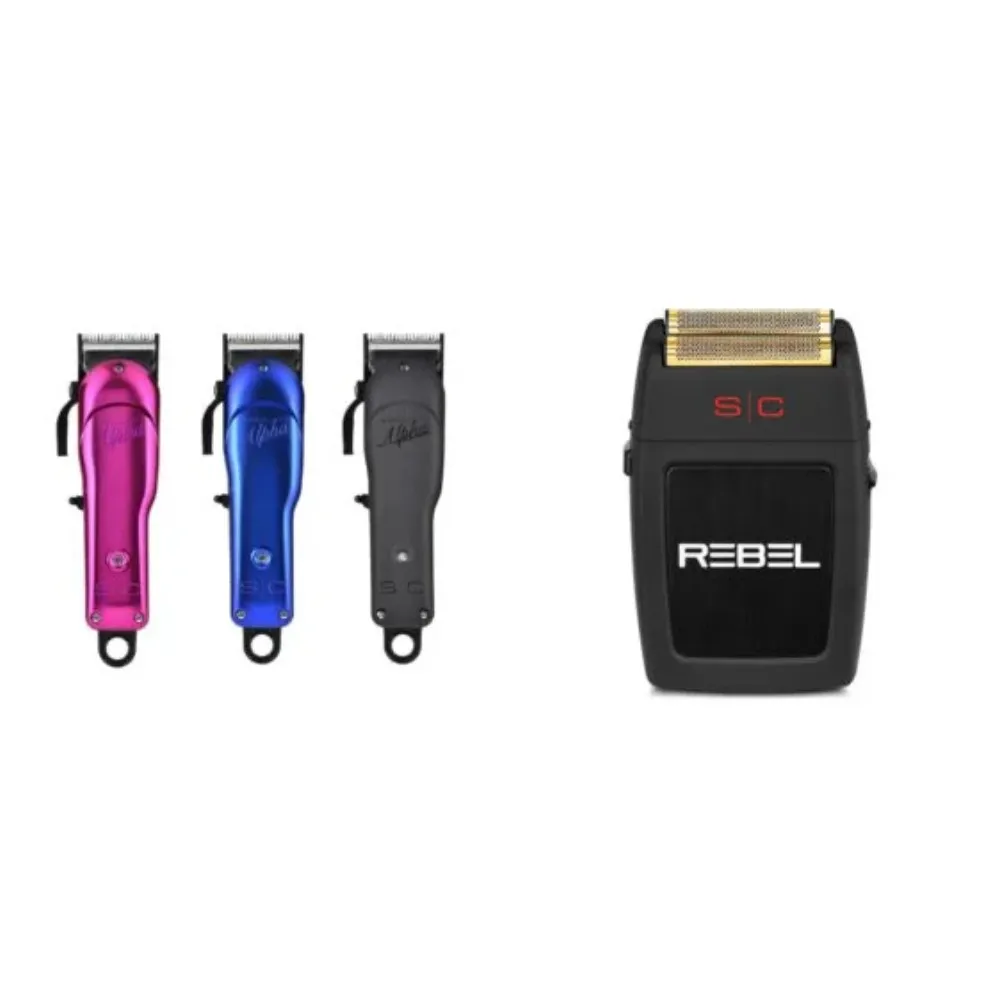 Stylecraft Absolute Alpha + Rebel Shaver — Combo 2 Piezas
