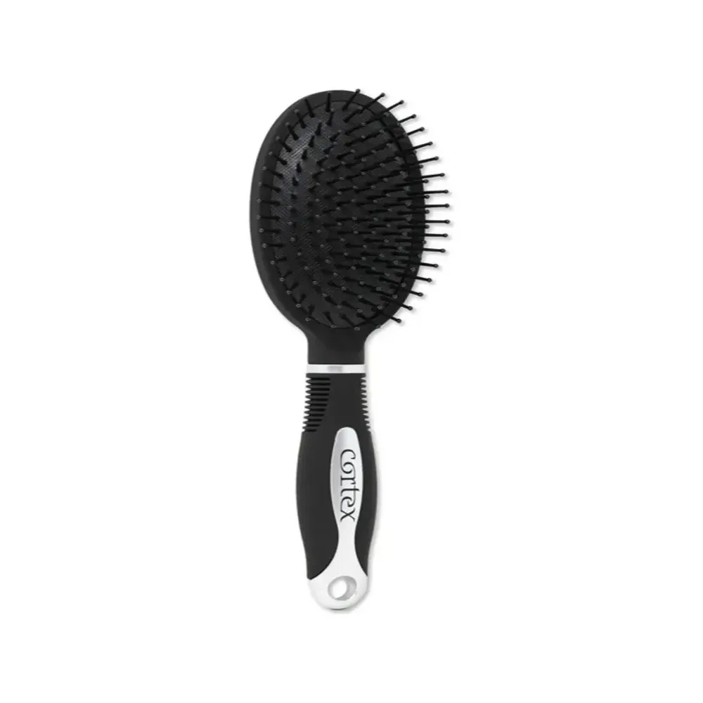 Cepillo Para Cabello Ovalado Negro De Tipo Paddle