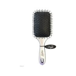 Cepillo Para Cabello Diane Paleta Plateado Desenredante Gris