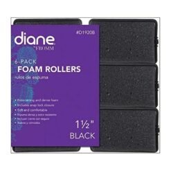 Rulos De 1-1/2 Pulgadas Paquete De 6 Unidades Marca Diane