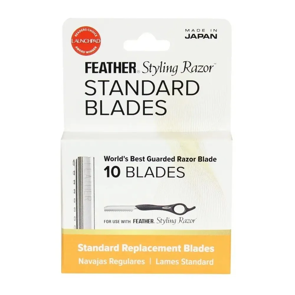 Navajas Estandar Repuesto Para Afeitar Styling Razor 10 Unid