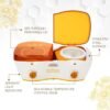 Calentador Doble De Cera Para Depilar Gigi Double Warmer Blanco