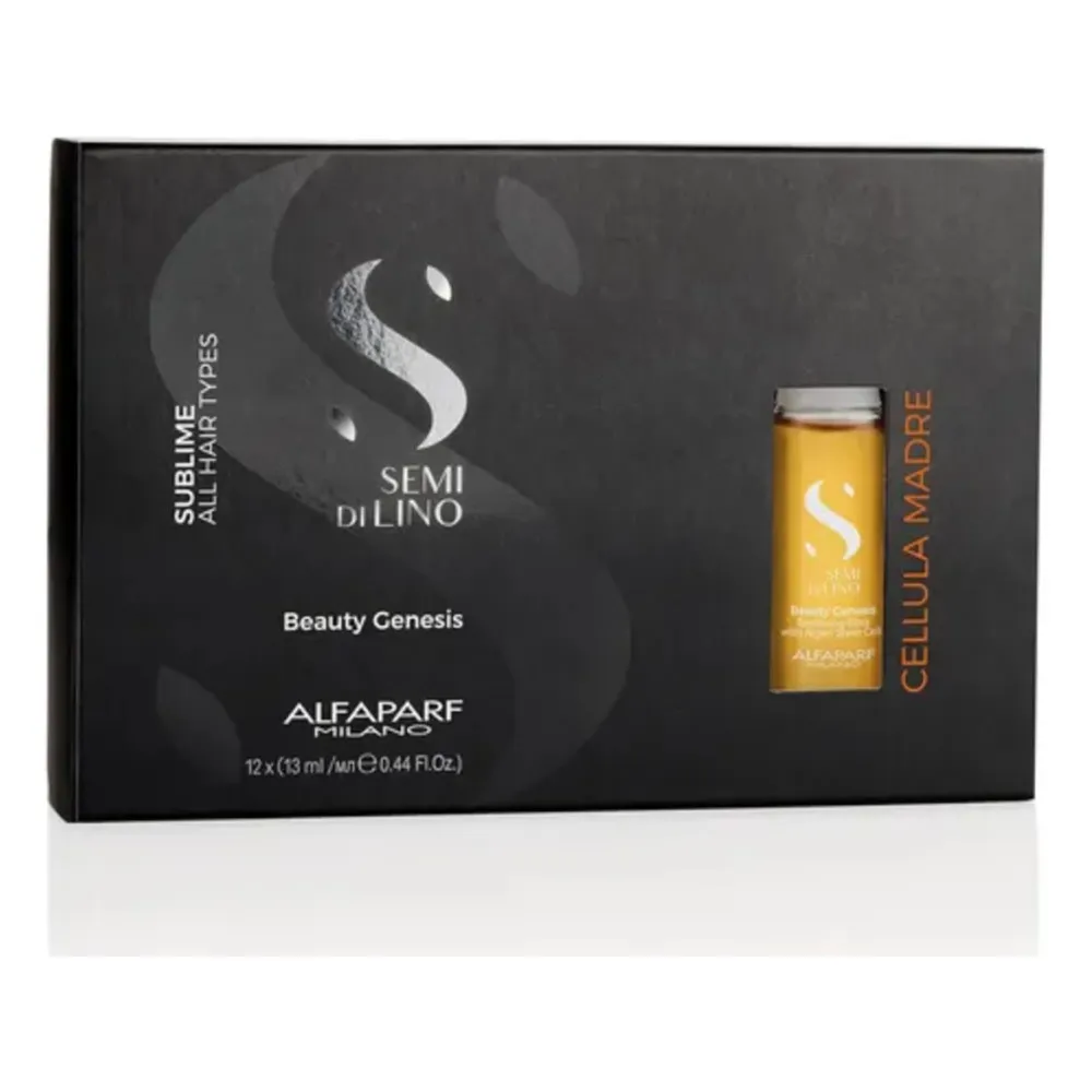 Ampolleta Elixir Renovador Alfaparf Semi Di Lino 12 Unidades
