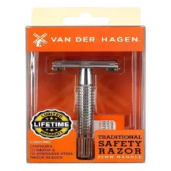Rastrillo Clasico Para Afeitar Van Der Hagen + 5 Navajas