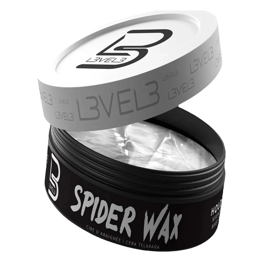 Level 3 Spiderwax — Cera para Cabello Fijación Fuerte
