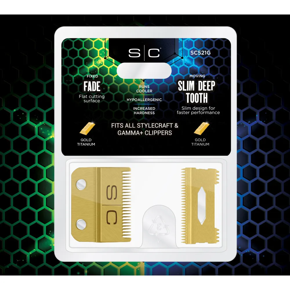 Set Cuchillas De Repuesto Para Maquina Clipper Fade Blade SC - Imagen 5