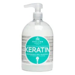Kallos Shampoo Keratin 1000ml Queratina Y Proteína De Leche