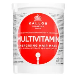Mascarilla Para Cabello Kallos Multivitamin Mask 1000 Ml