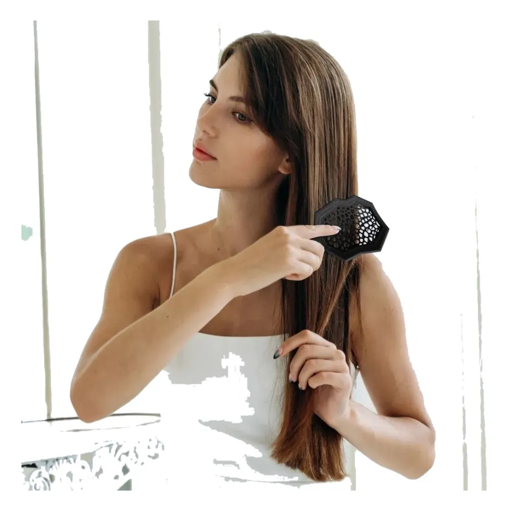 Cepillo Desenredante Cabello Stylecraft No Knots Detangler Negro