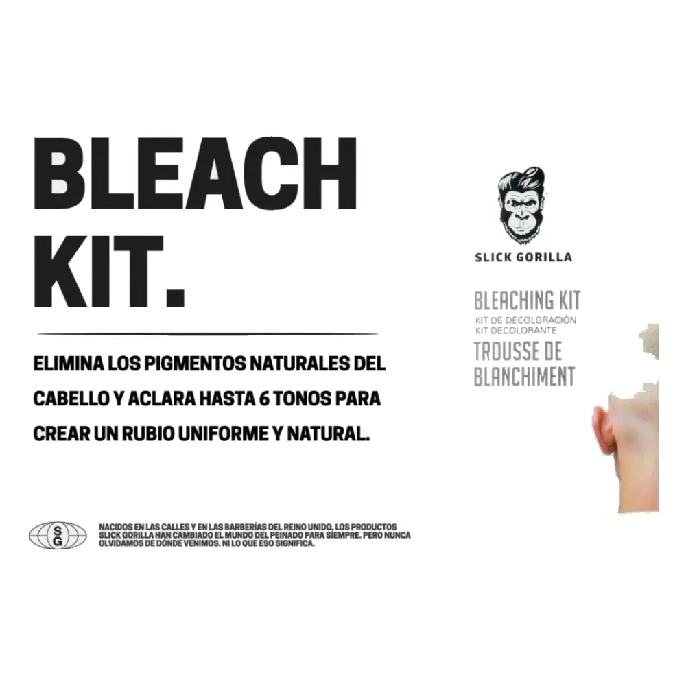 Slick Gorilla Kit Decolorante Aclarador Rubio 6 Vol. - Rubio