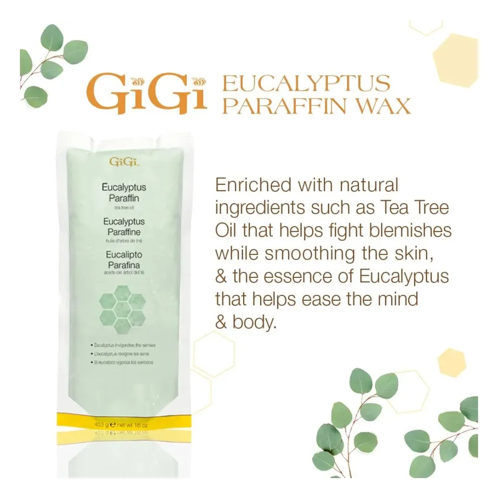 Parafina De Eucalipto Para Manicure Gigi Con Aloe Vera 16 Oz