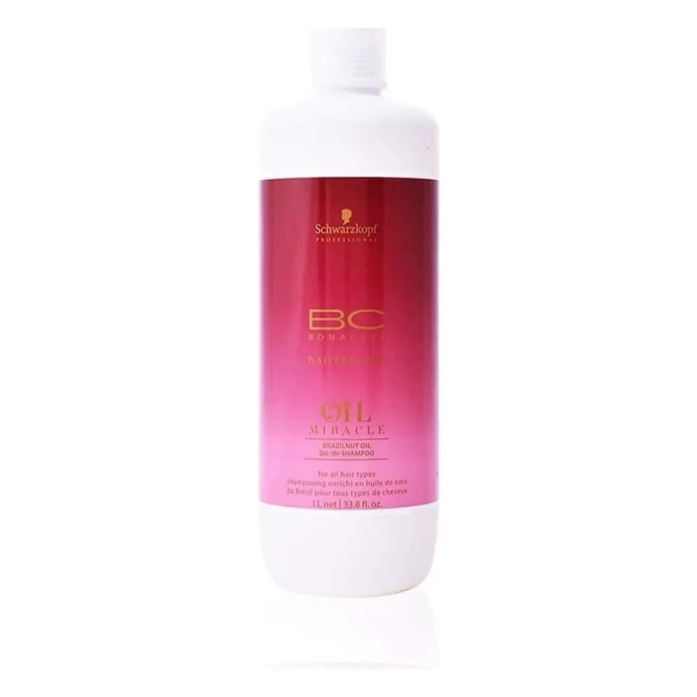 Shampoo Schwarzkopf Oil Miracle Con Aceite De Nuez 1 Litro