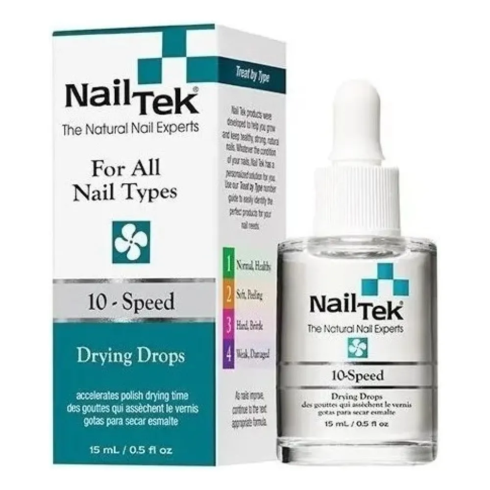Secador De Esmalte Para Uñas Nail Tek 10 -speed Gotas