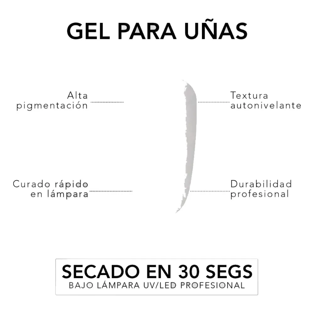 Gel Semipermanente Gloss Over Gelov Dove 127 Blanco 15ml