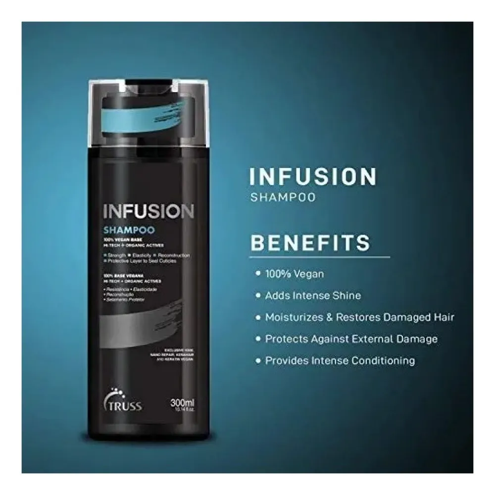 Shampoo Para Sellado Y Brillo Truss Infusion De 300ml