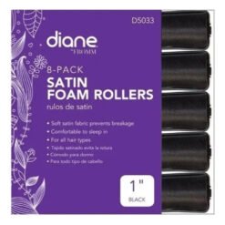 Rulos De Satin De 1 PuLG Paquete De 8 Unidades Marca Diane