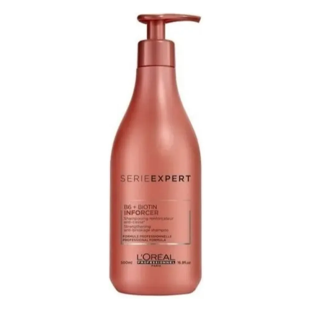 Loreal Shampoo Inforcer Cabello Dañado Anti Quiebre 500 Ml