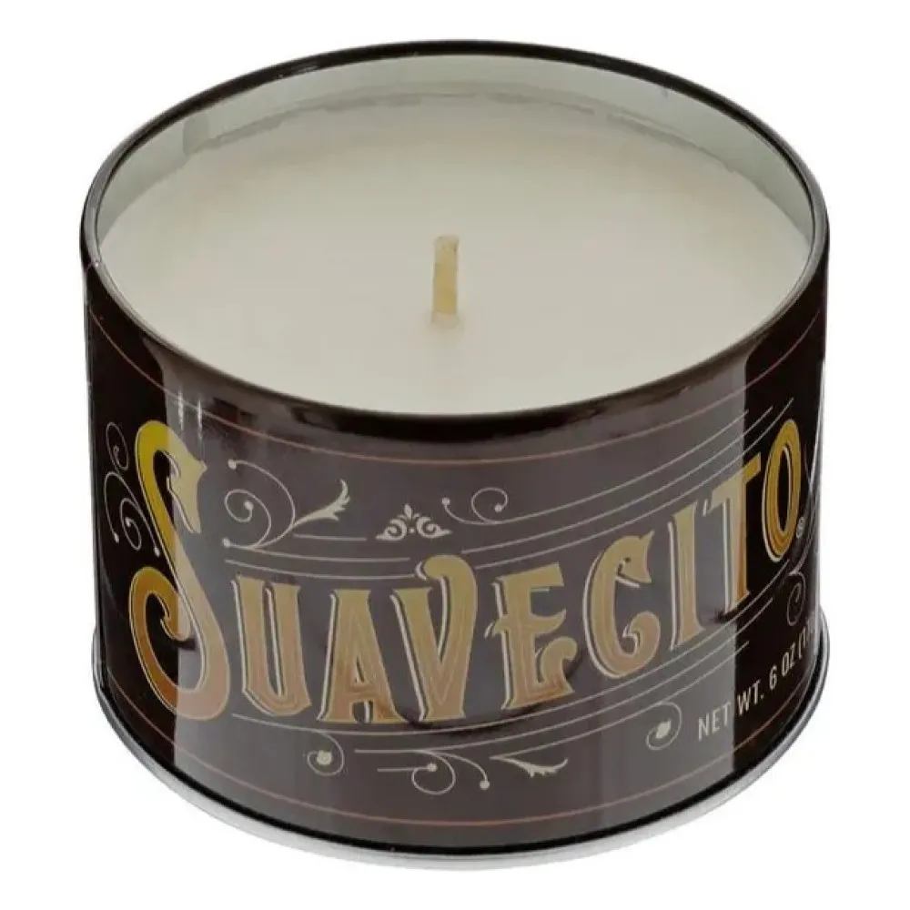 Vela Aromática Cera De Soja Suavecito Whiskey Bar Marrón