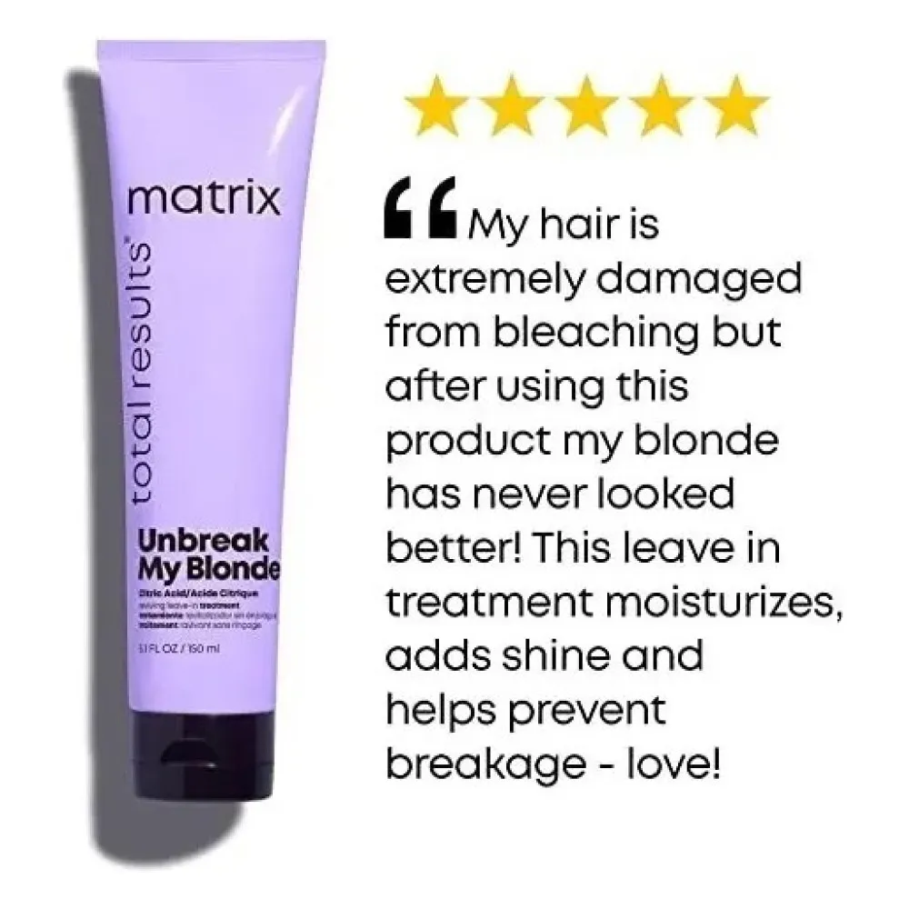 Tratamiento Cabello Matrix Total Results Unbreak My Blonde