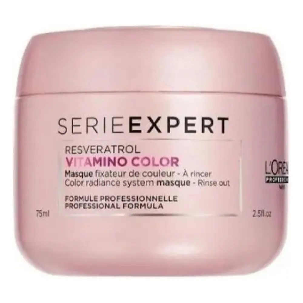 Loreal Mascarilla Cabello Resveratrol Vitamino Color 75 Ml