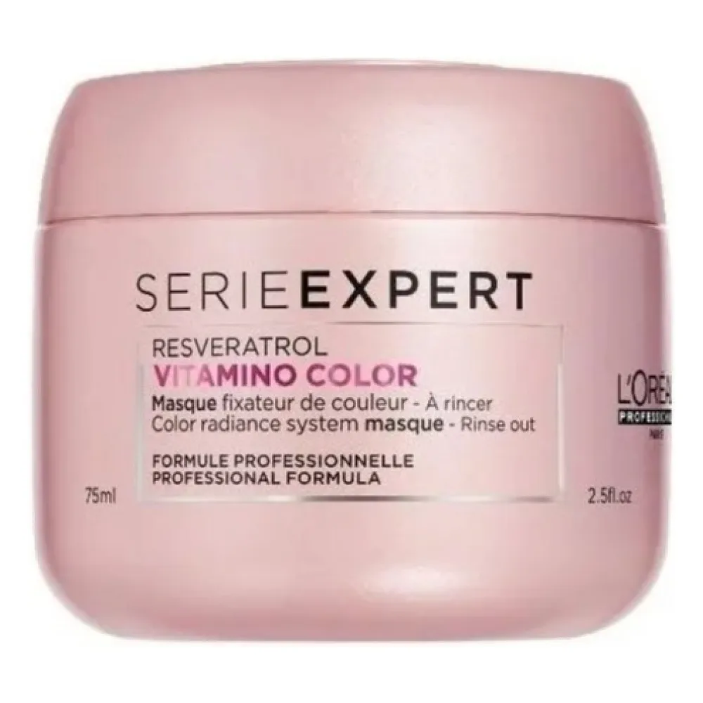 Loreal Mascarilla Cabello Resveratrol Vitamino Color 75 Ml