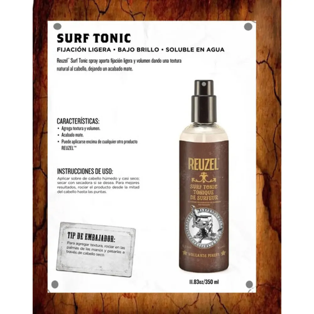 Spray Texturizador Para Cabello Reuzel Surf Tonic 350 ml - Imagen 2