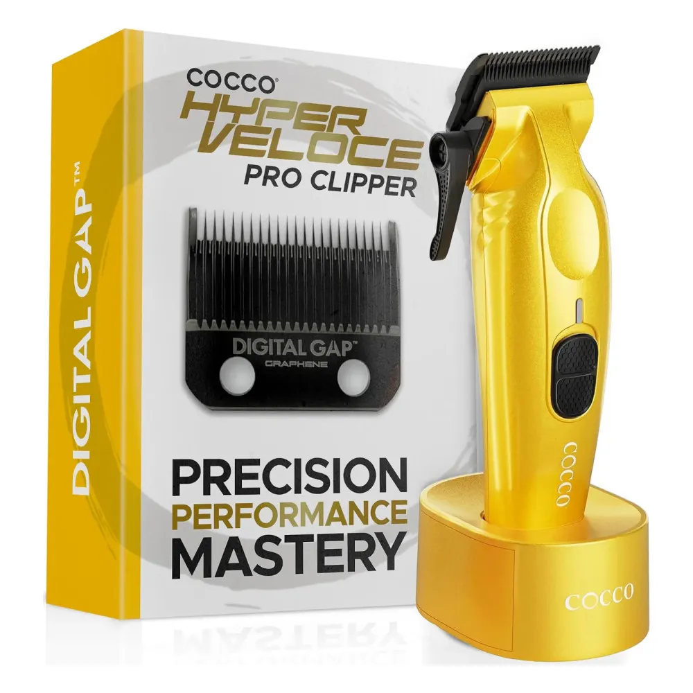 Cortadora De Pelo Profesional Cocco Hyper Veloce Clipper Amarillo