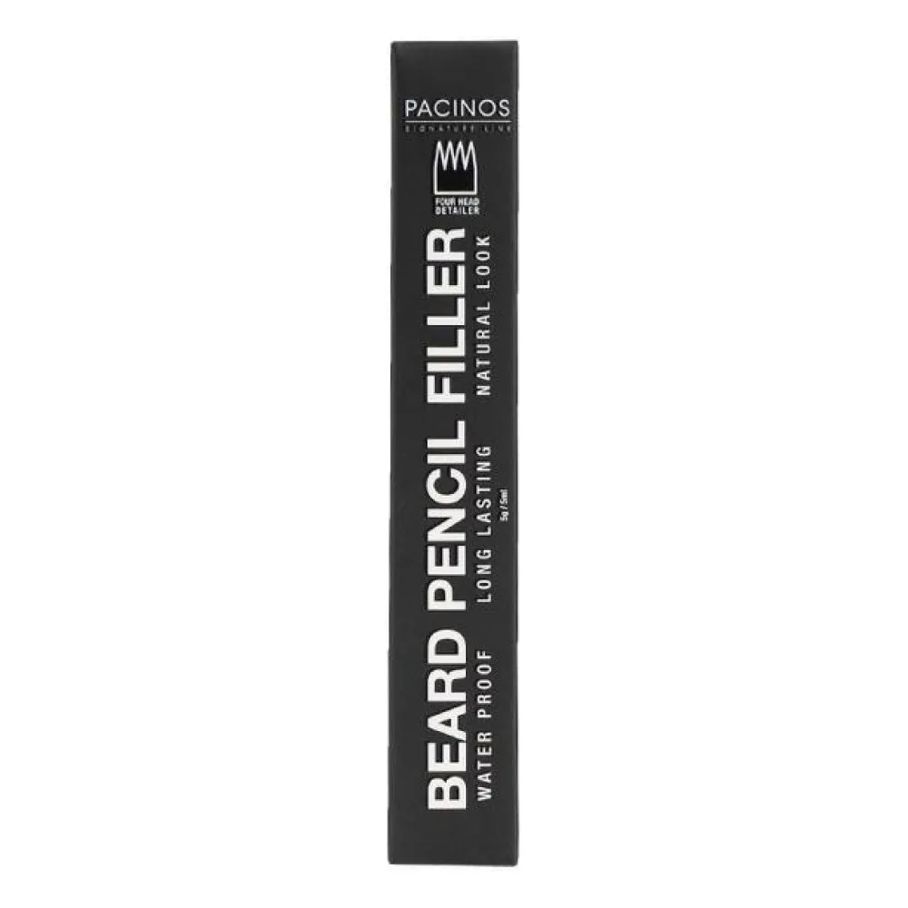 Pacinos Beard Pencil Filler Lápiz Rellenador De Barba Negro
