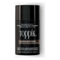 Fibras Capilares Toppik Color Castaño Oscuro 12 Gramos