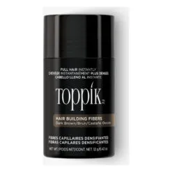 Fibras Capilares Toppik Color Castaño Oscuro 12 Gramos