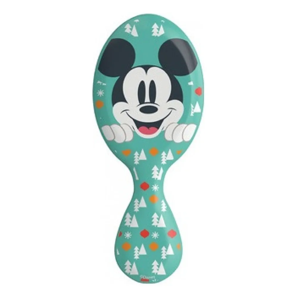Cepillo Para Cabello Wetbrush Mini Detangler Modelo Mickey Celeste