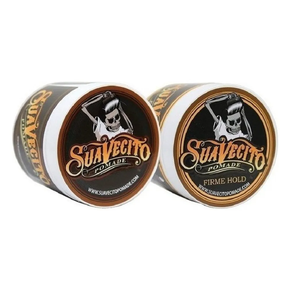 Suavecito Firme Pomada Cabello + Pomada Original, 4 Oz 2 Pack