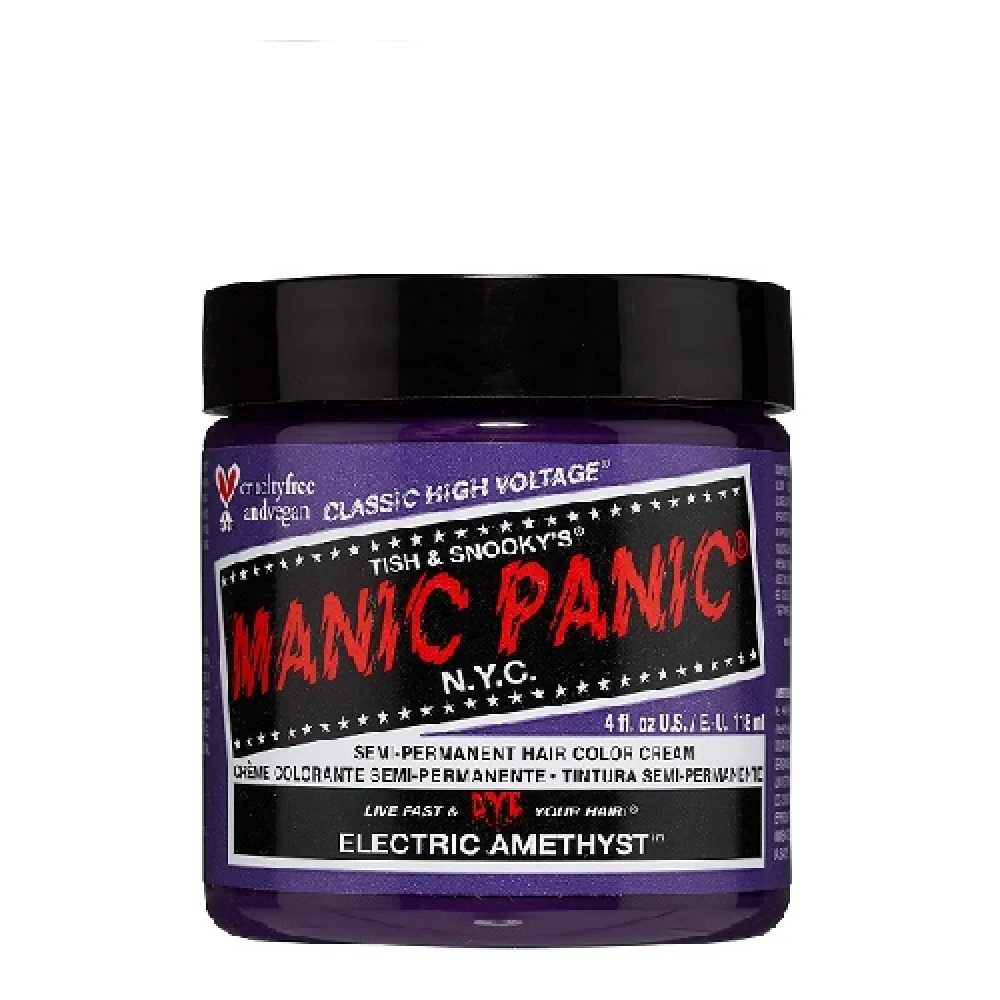 Tinte Para Cabello En Crema Semipermanente Manic Panic Electric Amethyst