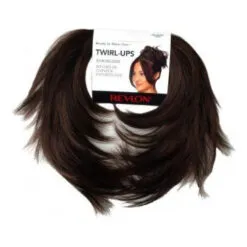 Chongo Postizo Revlon Twirl Ups, Fibra De Kanekalon (DARK BROWN)