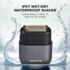 COCCO Impacto Micro Wet/Dry Afeitadora Higiénica de Triple Hoja Gris Mate