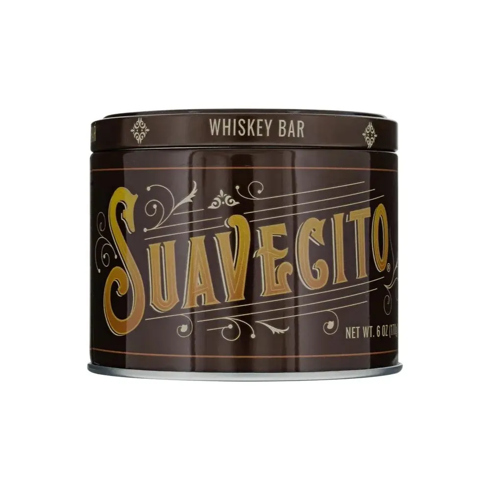 Vela Aromática Cera De Soja Suavecito Whiskey Bar Marrón