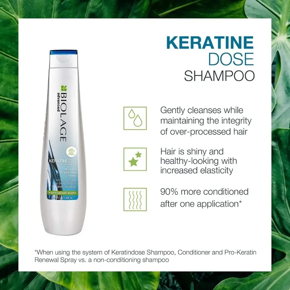 Shampoo Biolage Keratindose Para Cabello Sensibilizado 400ml