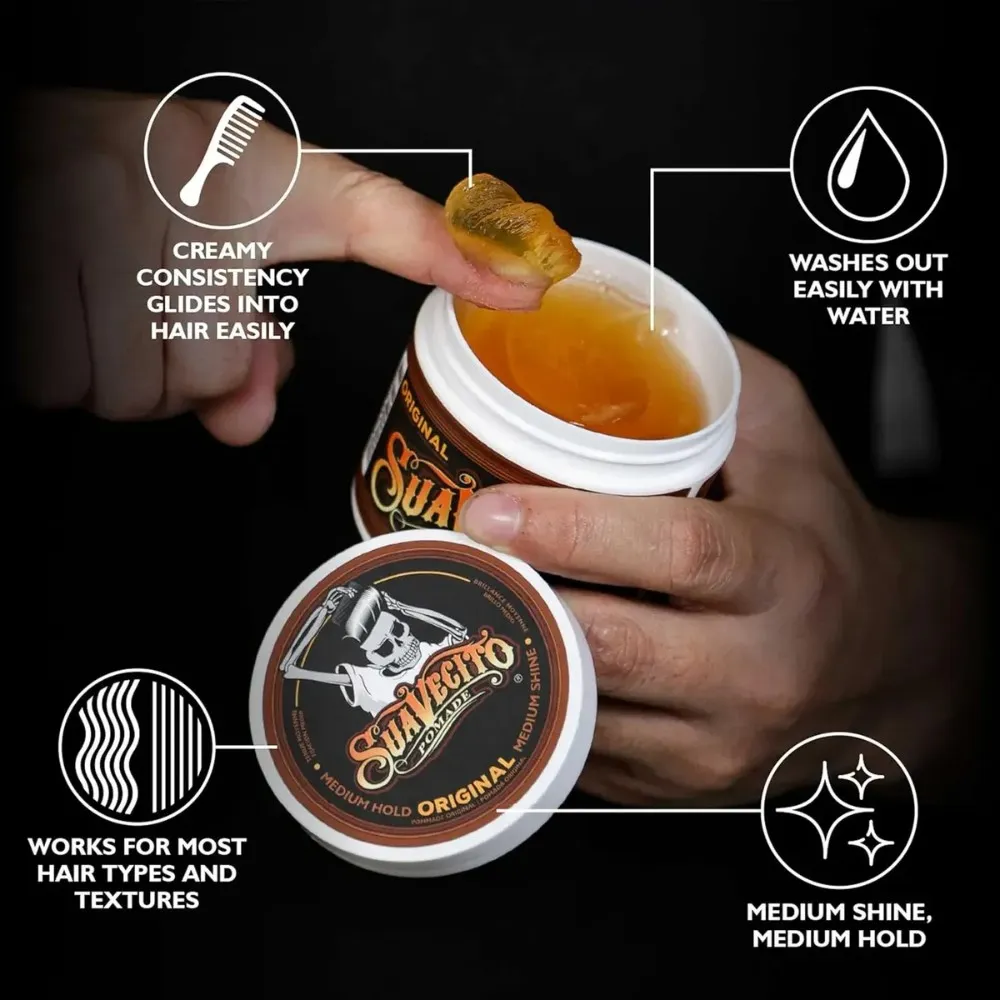 Suavecito Pomade Original Cera Para Cabello 2.3oz / 65g