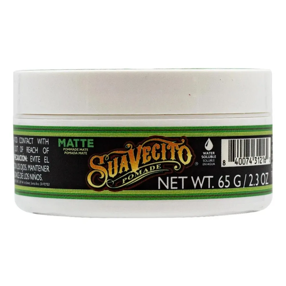 Suavecito Pomade Mate Cera Para Cabello 2.3oz / 65g