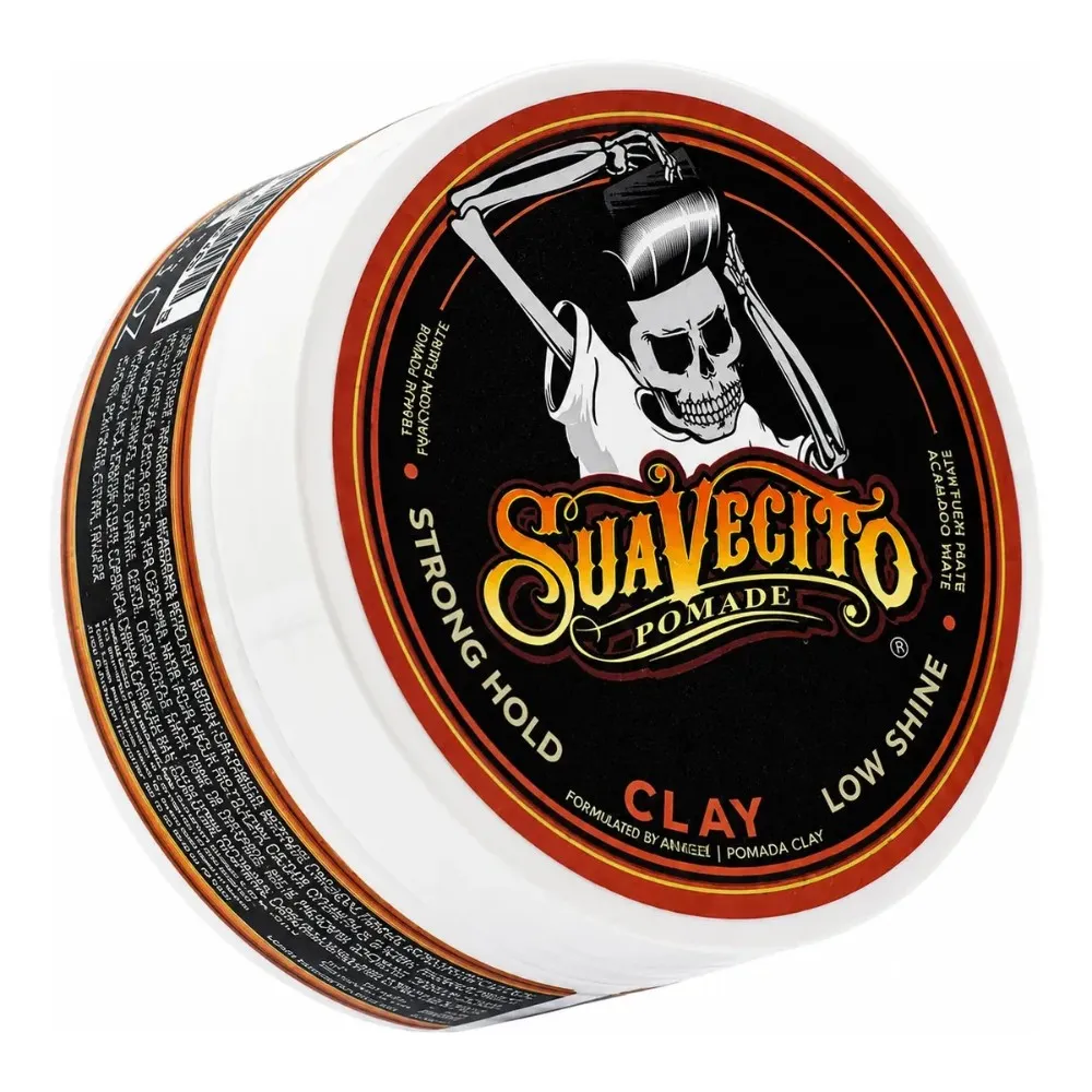 Suavecito Pomade Firme Clay Cera Pomada Para Cabello 65 G
