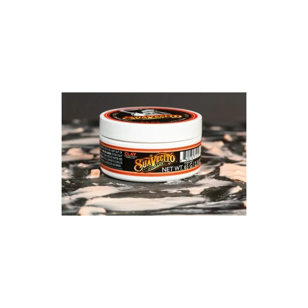 Suavecito Pomade Firme Clay Cera Pomada Para Cabello 65 G